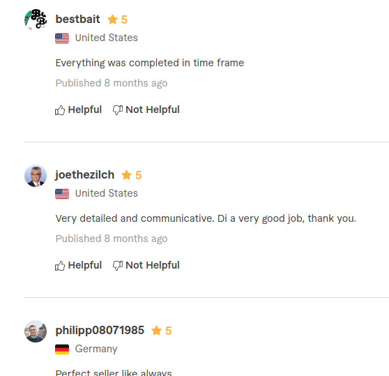 Client review screenshot 12