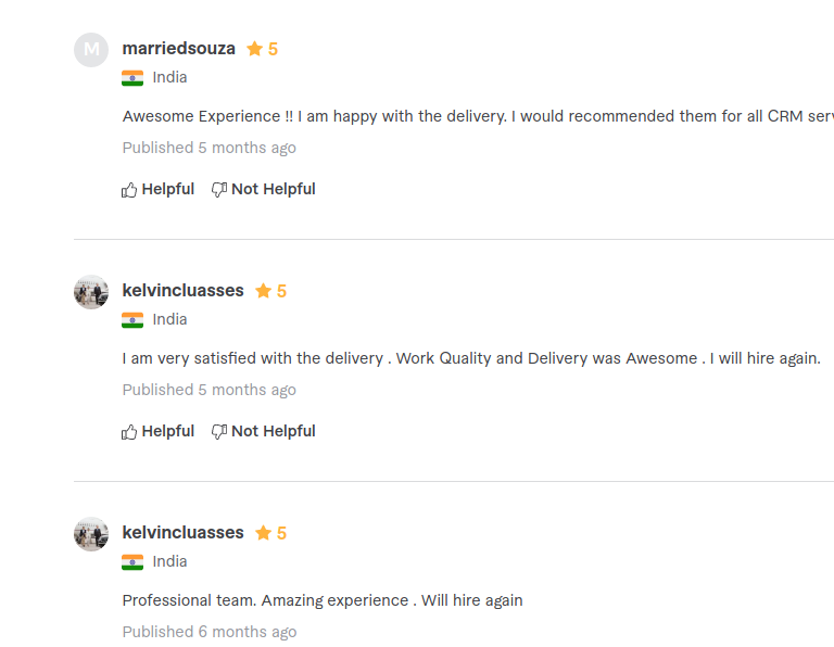 Client review screenshot 14
