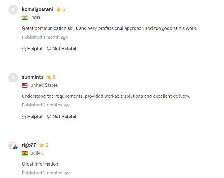 Client review screenshot 15