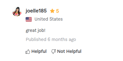 Client review screenshot 7