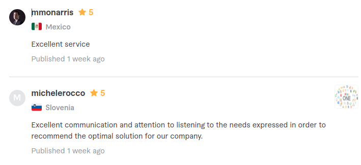 Client review screenshot 8